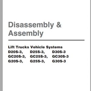 Crown Forklift GC20S 3 GC30S 3 Service Manual 2