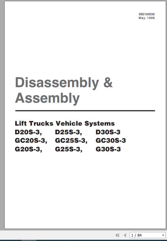 Crown Forklift GC20S 3 GC30S 3 Service Manual 2