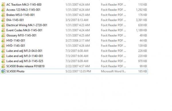Crown Forklift SC 4500 AC Electrical Hydraulic Schematic 1