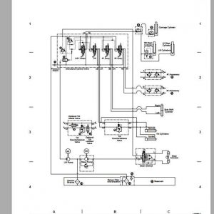 Crown Forklift SC 4500 AC Electrical Hydraulic Schematic 2