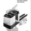 Crown Order Picker GPC2000 Series Parts Manual 812720 006 1