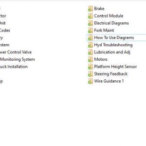 Crown Order Picker SP 3500 Electrical & Operator Manual - Auto Repair