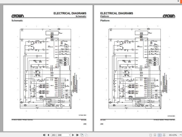Crown Order Picker WAV50 Series Maintenance Manual 812562 006 3