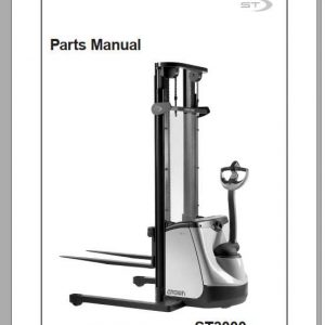 Crown Pallet Stacker ST3000 Series Parts Manual 812708 006 1