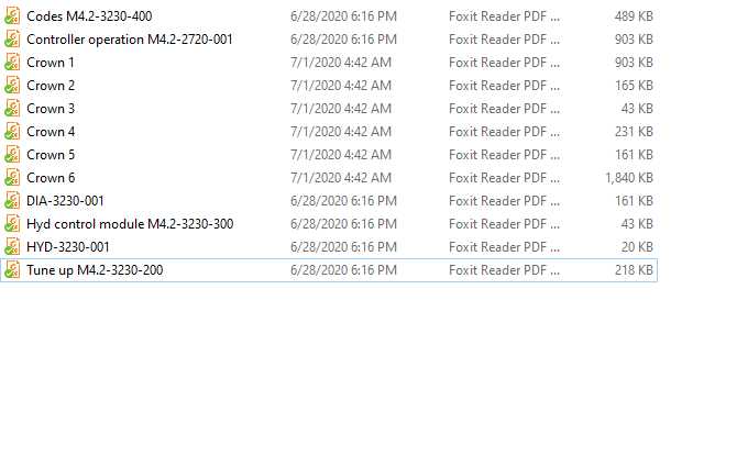 Crown Pallet Stacker SX 3000 Electrical Hydraulic Schematic 1