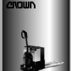 Crown Pallet Truck GPW1000 Series Service and Parts Manual 1