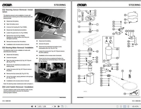 Crown Pallet Truck RT3010 Series Service Manual 3