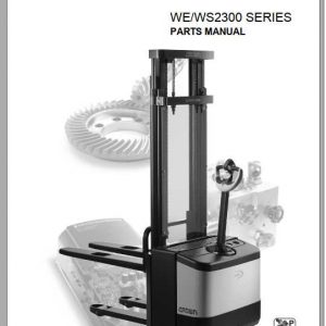 Crown Pallet Truck WE WS2300 Series Parts Manual 812689 006 1