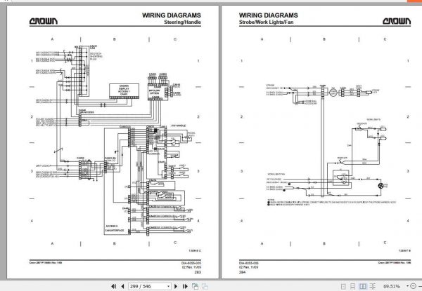 Crown Reach Pallet Stacker SH SHR 5500 AC Service Parts Manual PF15849 006 3