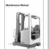 Crown Reach Truck ESR4500 Series Maintenance Manual 812549 006 1