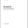 Crown Reach Truck RR5200S DC Service Parts Manual PF13001 00M 1