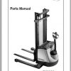 Crown Straddle Pallet Stacker SX3000 Series Parts Manual 812710 006 1