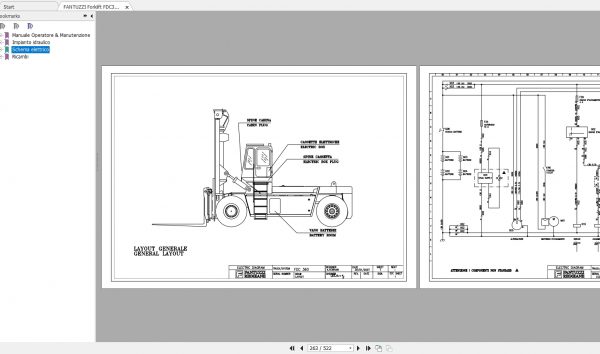 FANTUZZI Forklift FDC360 Shop Manuals IT 3