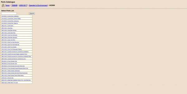 FERMEC TEREX Heavy Equipment EPC Spare Parts Catalog 7