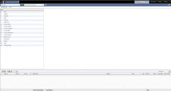 General GMIO Motors Asia Africa EPC 2021 12.2020 Spare Parts Catalog 2