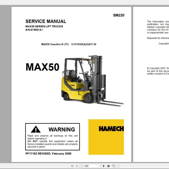 Flexi Forklift G4 Manual Issue A