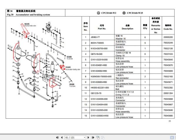 Hangcha Forklift R Series 16t Parts Catalogue 2