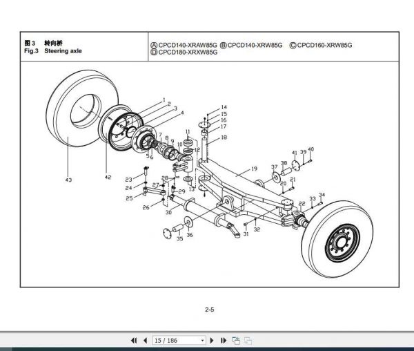 Hangcha Forklift X Series 14t 18t Parts Catalog 2