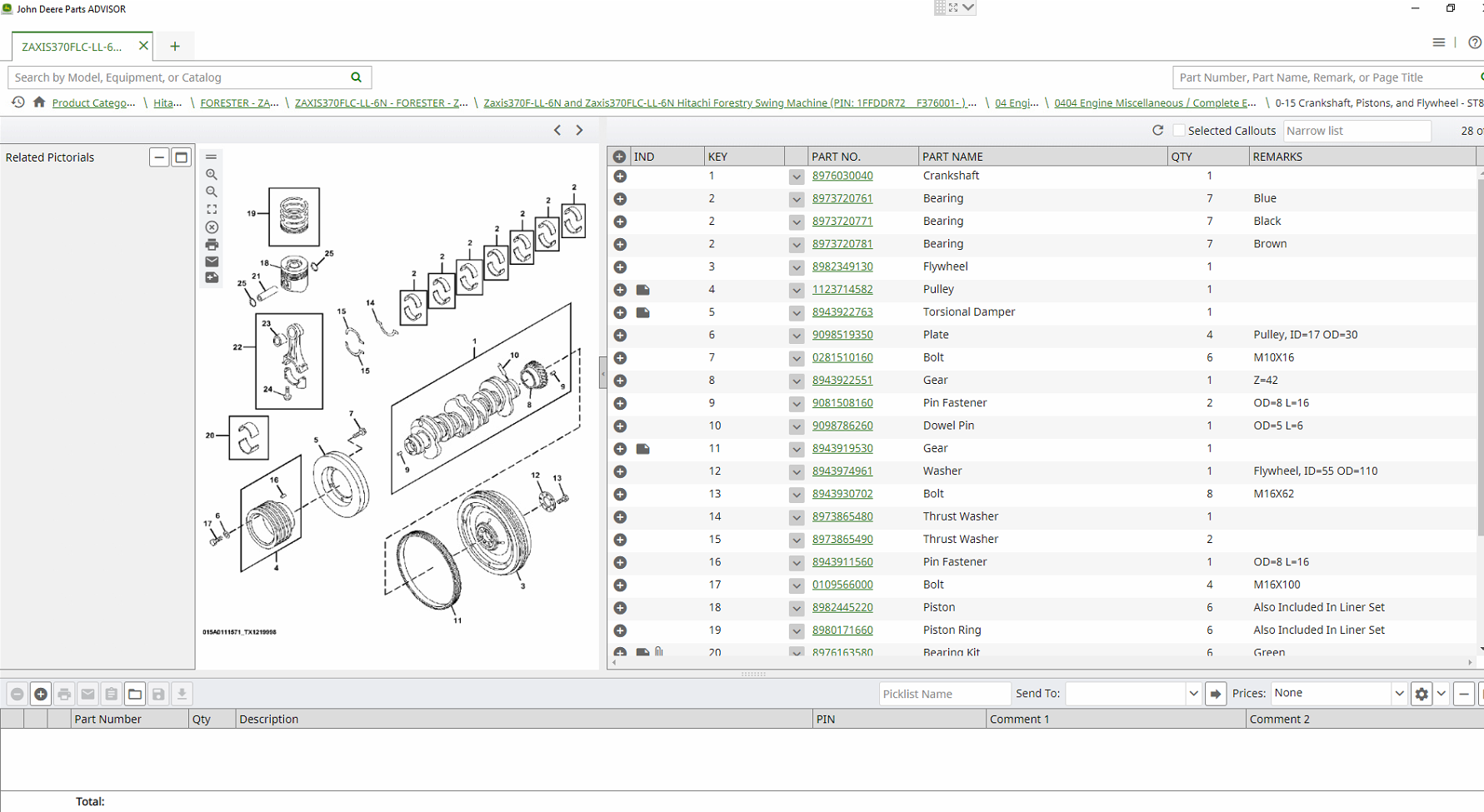 Hitachi EPC Spare Parts Catalog 2021 02.2021 Offline DVD Parts ADVISOR 9