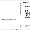 Hitachi Hydraulic Excavator ZX250LC 6 ZX250LCN 6 Shop Manuals 1