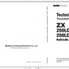 Hitachi Hydraulic Excavator ZX250LC 6 ZX250LCN 6 Shop Manuals 2