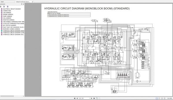 Hitachi Hydraulic Excavator ZX250LC 6 ZX250LCN 6 Shop Manuals 5