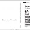 Hitachi Hydraulic Excavator ZX470 6 to 530LCH 6 Shop Manuals 3