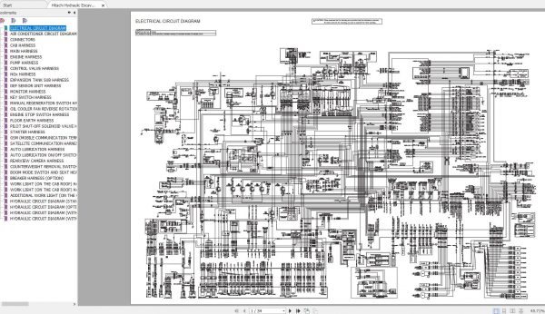 Hitachi Hydraulic Excavator ZX470 6 to 530LCH 6 Shop Manuals 4