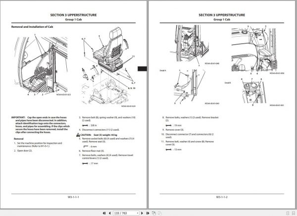 Hitachi Hydraulic Excavator ZX870 6 to ZX890LCR 6 Shop Manuals 2