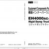Hitachi Rigid Dump Truck EH4000AC 3 Shop Manual Updated 2021 3