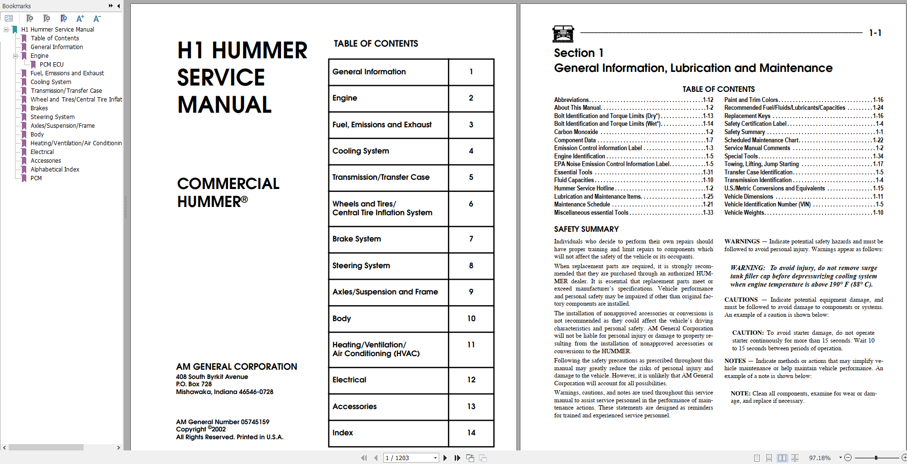 Hummer H1 H2 H3 Service Repair Manuals Wiring Diagram DVD 1 1