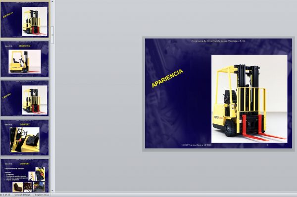 Hyster Forklift A100 1 50 XL Service Manual PPT ES 1