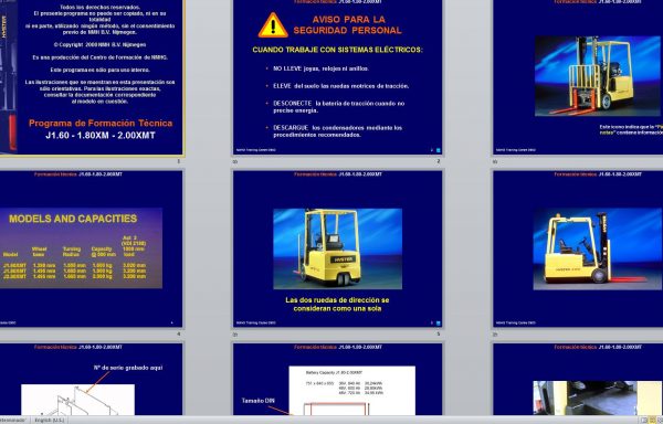 Hyster Forklift J160 200XMT Service Manual PPT ES 1
