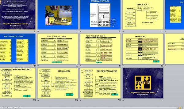 Hyster Forklift S1016 Service Manual PPT ES 2