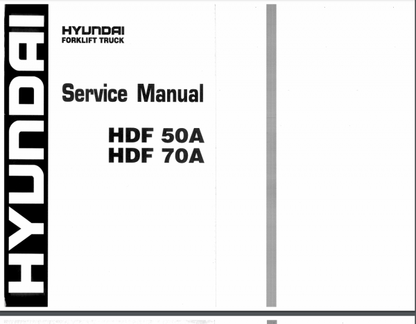 Hyundai Forklift Trucks Service Manual Updated 03.2021 Offline DVD 4
