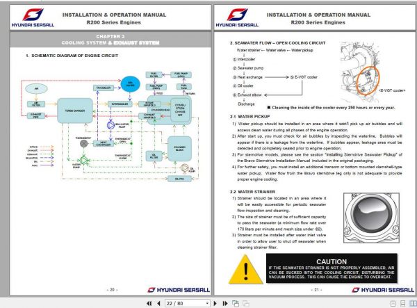 Hyundai SeasAll R200 Series Engines Installation Operation Manual 2