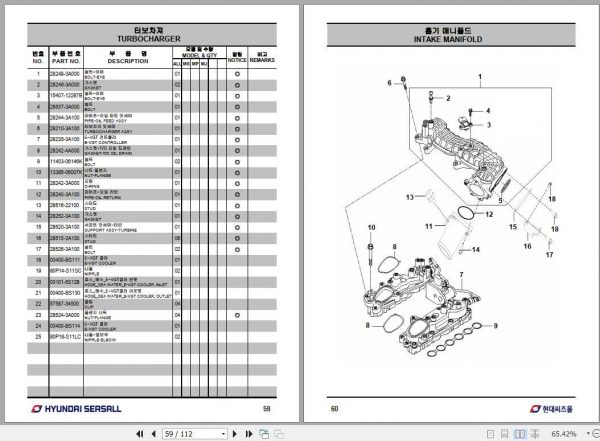 Hyundai SeasAll S270 Series Engines Part List 2 1