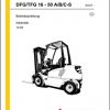 Jungheinrich Forklift DFG TFG 16 50 ABCKS Operating Manual DE 1