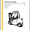 Jungheinrich Forklift DFG TFG 316S 550S Operating Manual DE 1