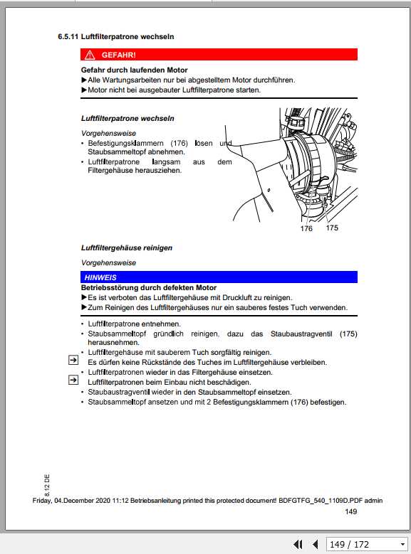 Jungheinrich Forklift DFG TFG 540 550s Operating Manual DE 3
