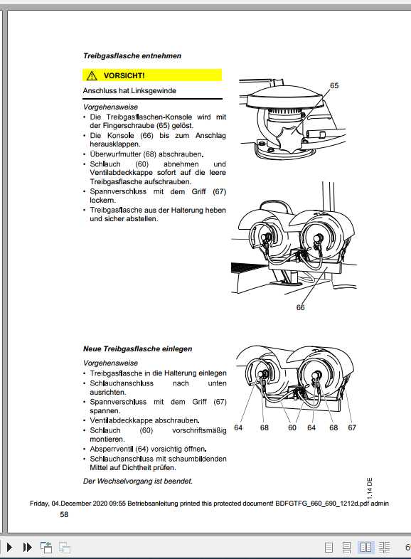 Jungheinrich Forklift DFG TFG 660 690 Operating Manual DE 2
