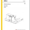 Jungheinrich Forklift DIS 2 Operating Manual DE 1
