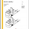 Jungheinrich Forklift ECE 310 320 Operating Manual DE 2 1