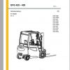 Jungheinrich Forklift EFG 425 430 Operating Manual DE 2