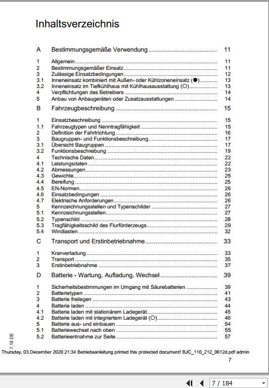 Jungheinrich Forklift EJC 110 112 Operating Manual DE 3