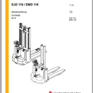 Jungheinrich Forklift EJE 110-120 Operating Manual_DE