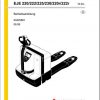 Jungheinrich Forklift EJE 220 230 Operating Manual DE 2