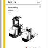 Jungheinrich Forklift EKS 110 Operating Manual DE 2