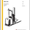 Jungheinrich Forklift EKS 210a DE Operating Manual 1