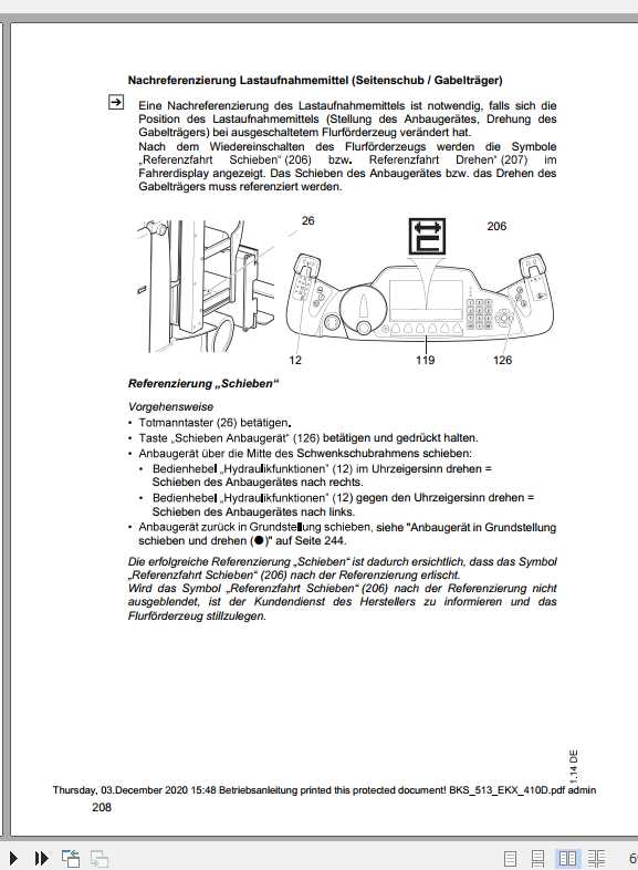 Jungheinrich Forklift EKS 513 EKX 410 515 DE Operating Manual 3
